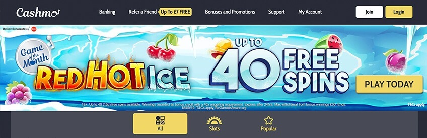 Cashmo Casino No Deposit Offers