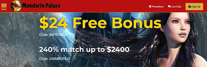 Mandarin palace no deposit bonus