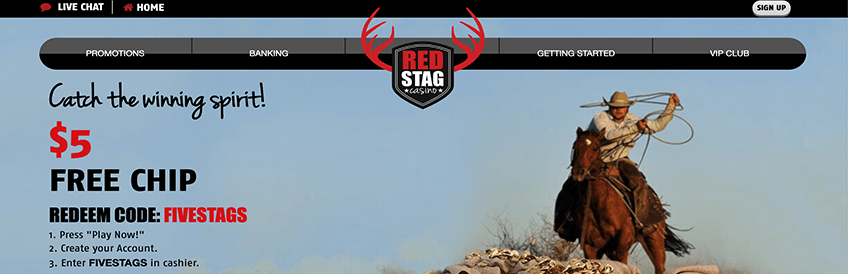 Red Stag No Deposit Offers