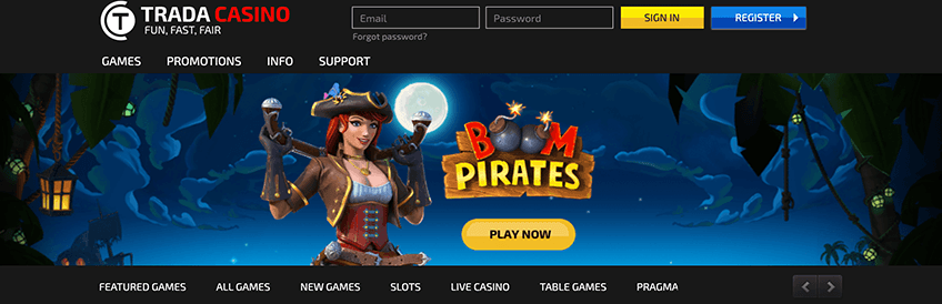 Trada Casino Bonus