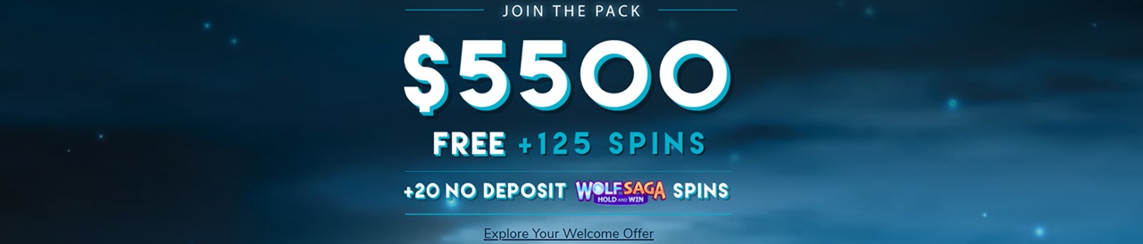 Wolf Champion Gambling enterprise Remark 5500, 125 FS Greeting Extra